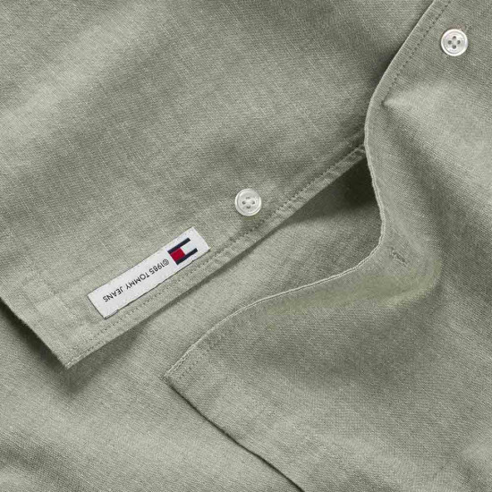 Tommy Hilfiger Ανδρικό πουκάμισο Linen Blend Camp Shirt